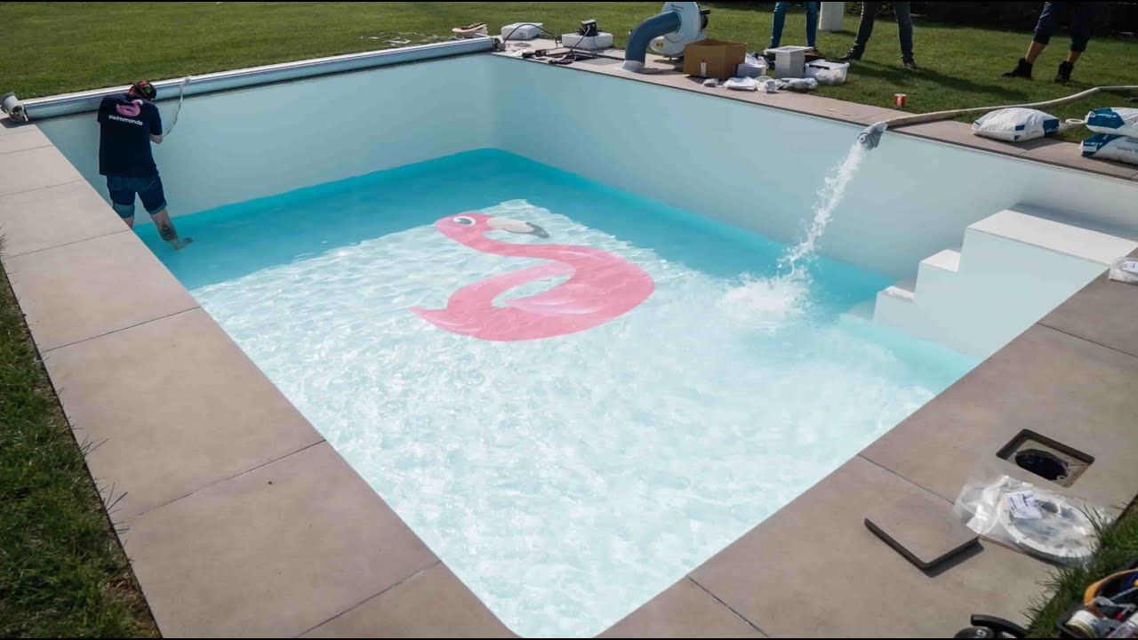 swimmondo Pool Folie/Liner-Installation
