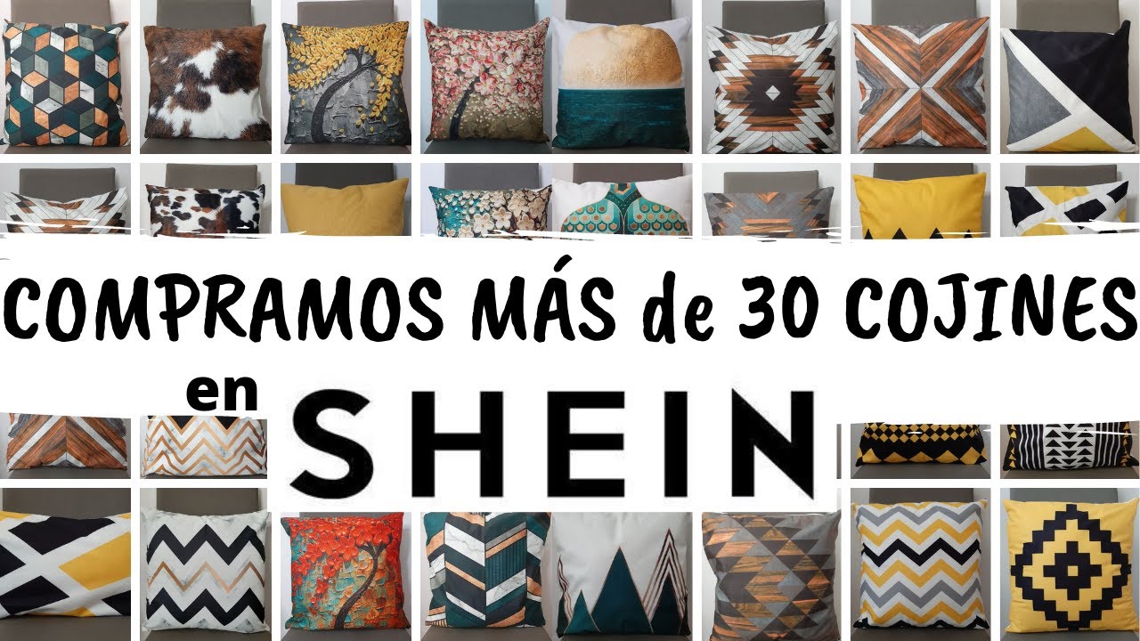 COMPRAMOS 30 COJINES EN SHEIN / HAUL DECORACIÓN / ORJO'S HOME - YouTube