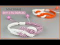 Diy josephine knot bracelet tutorial  iinfinity macrame bracelet with square knot for beginners
