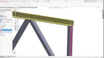 SOLIDWORKS - Weldment Truss and Drawing