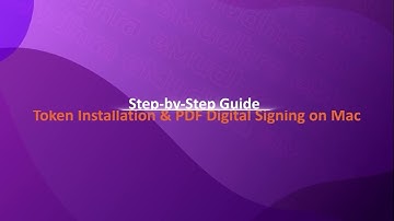 How to Sign a PDF Document on macOS Using HYP 2003 USB Token | Step-by-Step Guide| MAC OS