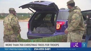 Hundreds of military families receive free, farm-grown Christmas trees