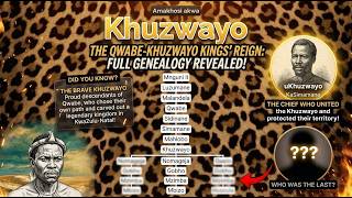 Amakhosi akwaKhuzwayo ngokwelama kokubusa kwawo#Khuzwayoclanpraises #Khuzwayo