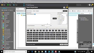Automation Anywhere Task Editor -Insert Key Strokes Command