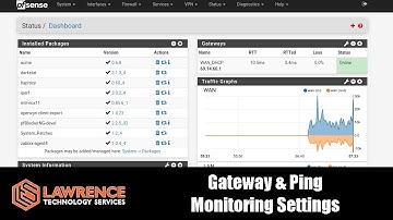 Configuring Ping & Gateway Monitoring & Logging in pfsense