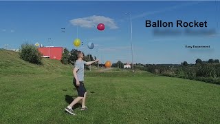 Ballon Rocket - Easy Experiment