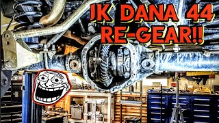 How to ReGear a Jeep Wrangler JK Rubicon Dana 44