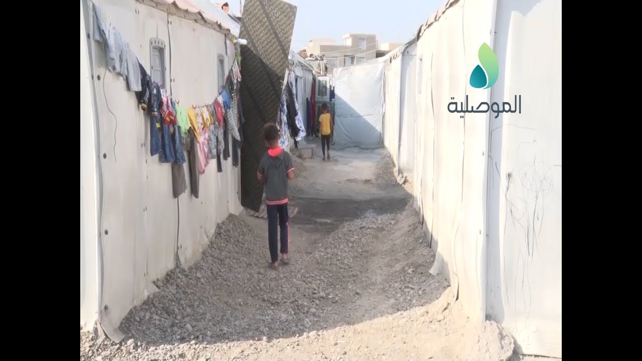 الموصلية تتجول بمخيم دهاء الراوي بحي الخضراء في بغداد وترصد معاناة نازحي نينوى