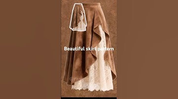 BEAUTIFUL ruffle skirt #patternmaking #pattern #fashiondesign #sewing #diy #sewingpattern #ussewtips