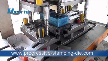 Tapping thread progressive stamping die