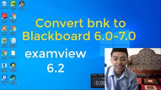 Pak Ustad merubah word ke blackboard examview untuk ujian online
