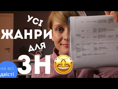 Видео: УСІ ЖАНРИ творів з програми ЗНО 🔥 + тести 📝 (Типове завдання ЗНО)