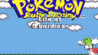 Pokémon Ruby Destiny: Life of Guardians - Title Screen