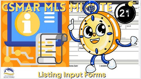 MLS Minute   Listing Input Forms