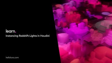 Instancing Redshift Lights in Houdini