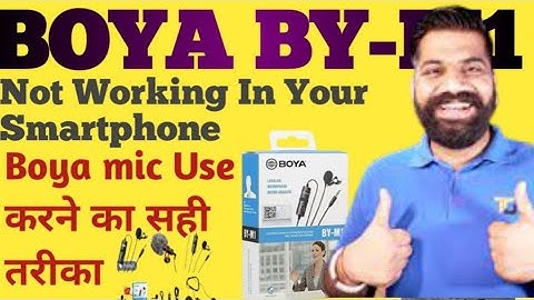 How To Use Boya By M1 Mic Noise Cancellation | How To Remove Background |@tecnicalguruji
