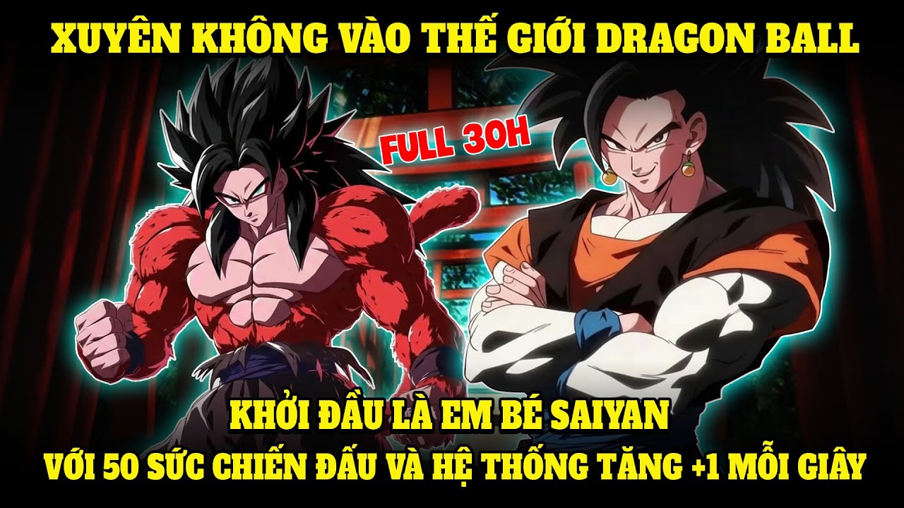 XUYÊN KHÔNG VÀO THẾ GIỚI DRAGON BALL, KHỞI ĐẦU VỚI 50 SỨC CHIẾN ĐẤU VÀ HỆ THỐNG TĂNG +1 MỖI GIÂY