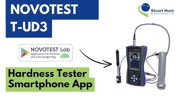 NOVOTEST T-UD3 Hardness Tester Smartphone App