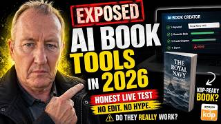 EXPOSED | AI Book Writing Tools in 2026 Honest Live Test NO Edit
