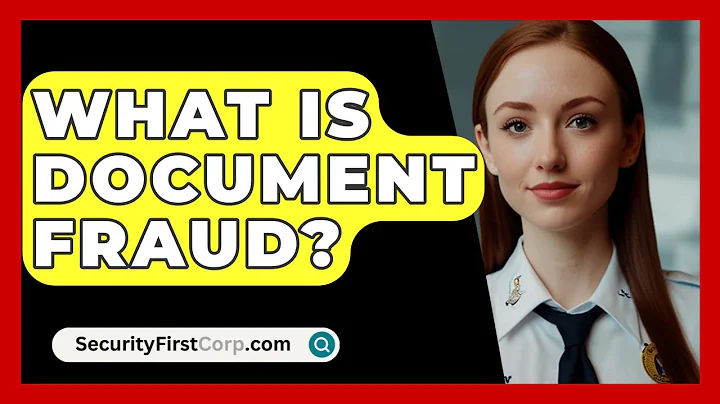 What Is Document Fraud? - SecurityFirstCorp.com