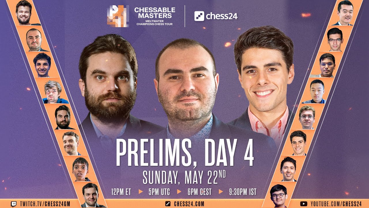 Carlsen vs Ding and Pragg vs Giri at Chessable Masters semifinals - AZERTAC