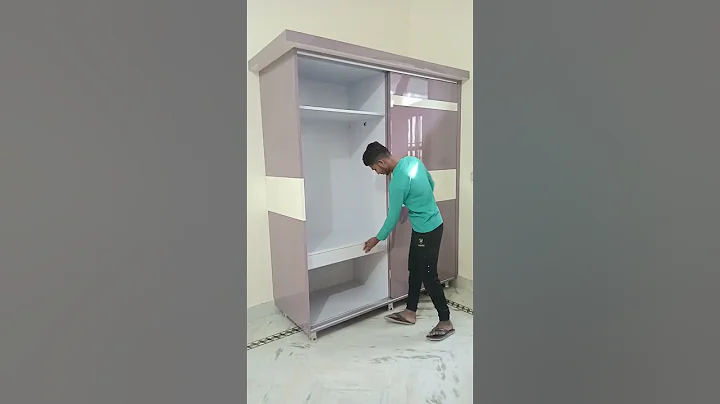 new 🔥 sliding wardrobe design ideas #woodworking #bedroom #youtubeshorts #furniture #trending