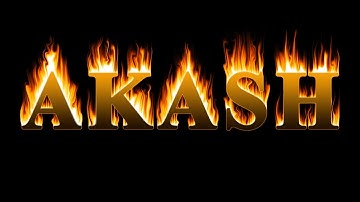 Fire Text Effect in Photoshop  | Photoshop CC Tutorial