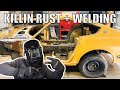 Junkyard Datsun 240z - Part 10 - Interior Paint Prep/Welding Holes