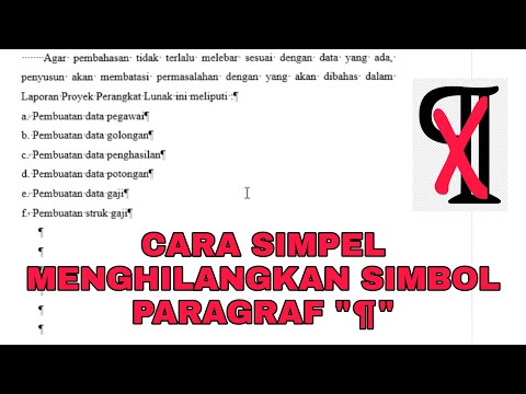 Video: Cara Menghapus Semua Paragraf