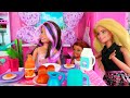 Barbie Rutina en Familia |  Desorden en la Casa de Barbie