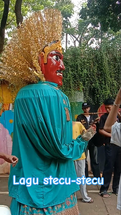 ondel-ondel lagu stecu-stecu bintang Alif kostum biru #kesenianbetawi #ondelondel #ondelondelbetawi