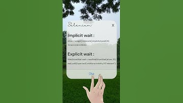 selenium - implicit and explicit wait