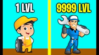 Car Fix Tycoon! - MAX LEVEL NOVA CAR REPAIR EVOLUTION! Max Level Technician & Staff! (9999+ Level!) screenshot 3