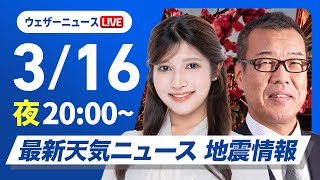 ウェザーニュースの配信のサムネイル画像