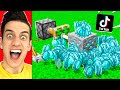 I Tested 50 NEW VIRAL TIKTOK MINECRAFT HACKS! **THEY WORKED**