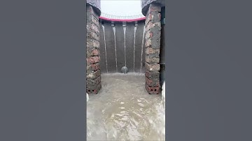 Unique mini hydroelectric design with two extremely powerful units#short#shors #Shorvideo