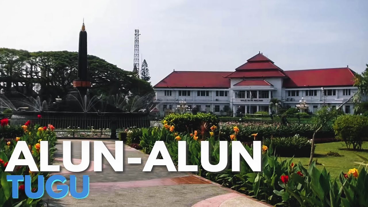 Alun alun Tugu Kota Malang Jawa Timur YouTube