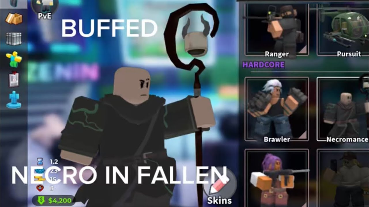 buffing necro in tds (I crashed: ()