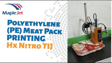 Printing onto Plastic PE Material with Hx Nitro Industrial Inkjet Printer