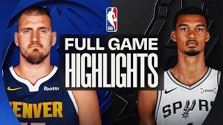 San Antonio Spurs vs Denver Nuggets Full Game Highlights - April 4,2026 | NBA