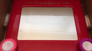 Drawing a known object (rectangle) on a motorized etch a sketch