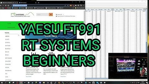 RT-SYSTEMS , YAESU FT991a Beginners - Learning