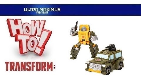 💥 How to Transform Brawn | Transformers Studio Series 86