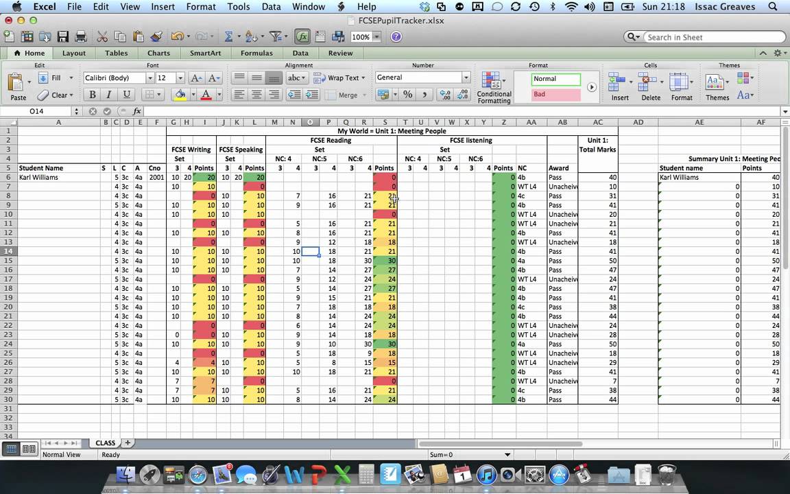 fcse pupil tracker in excel youtube recording weight loss chart