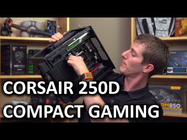 scene har taget fejl overliggende Corsair Obsidian 250D Mini ITX Gaming PC Case - YouTube