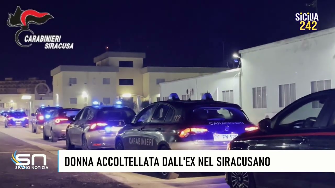 Donna accoltellata dall'ex a Canicattini Bagni, nel Siracusano: arrestato un 34enne di Avola