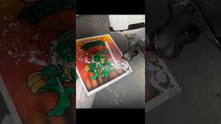 Ninja Turtles custom Portrait by Cam Skattebo the Painting Turtle custom airbrushed home decor art