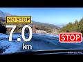 7.0km NON-STOP DRIVE | Takamori, Nagano, Japan