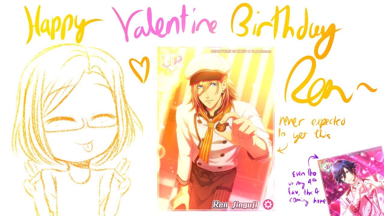 Utapri Shining Live Valentine S Birthday Speical Happy Birthday Ren I Wuv U Youtube