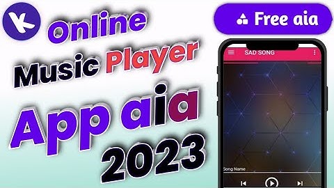 Best Online music player app aia file free with edit tutorial Hindi mai #kodular best aia file